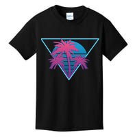 Neon Palm Trees Kids T-Shirt