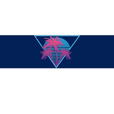 Neon Palm Trees Bumper Sticker