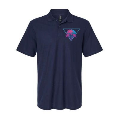 Neon Palm Trees Softstyle Adult Sport Polo