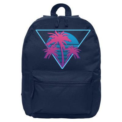 Neon Palm Trees 16 in Basic Backpack