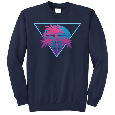 Neon Palm Trees Tall Sweatshirt