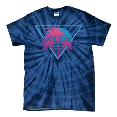 Neon Palm Trees Tie-Dye T-Shirt