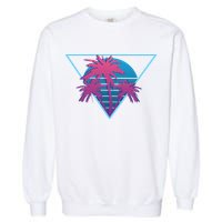 Neon Palm Trees Garment-Dyed Sweatshirt