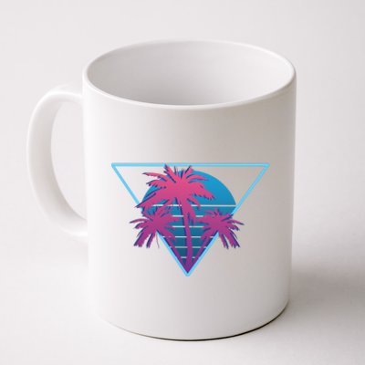 Neon Palm Trees Coffee Mug