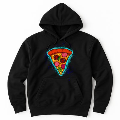 Neon Pizza Hoodie