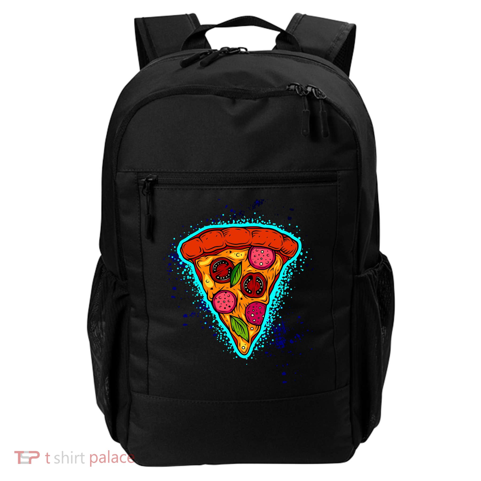 Neon Pizza Backpack