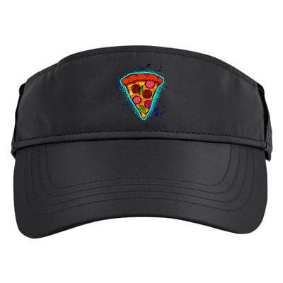 Neon Pizza Adult Drive Performance Visor