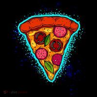 Neon Pizza Cooling Performance Long Sleeve Crew