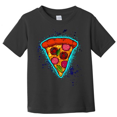 Neon Pizza Toddler T-Shirt