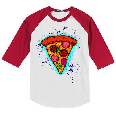 Neon Pizza Kids Colorblock Raglan Jersey