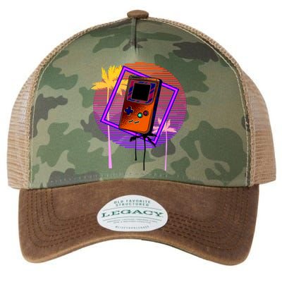 Neon Retro Video Game Legacy Tie Dye Trucker Hat