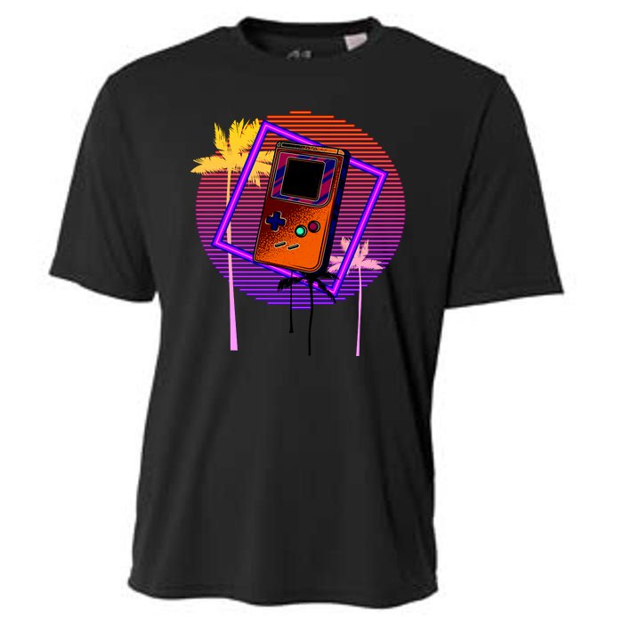 Neon Retro Video Game Cooling Performance Crew T-Shirt