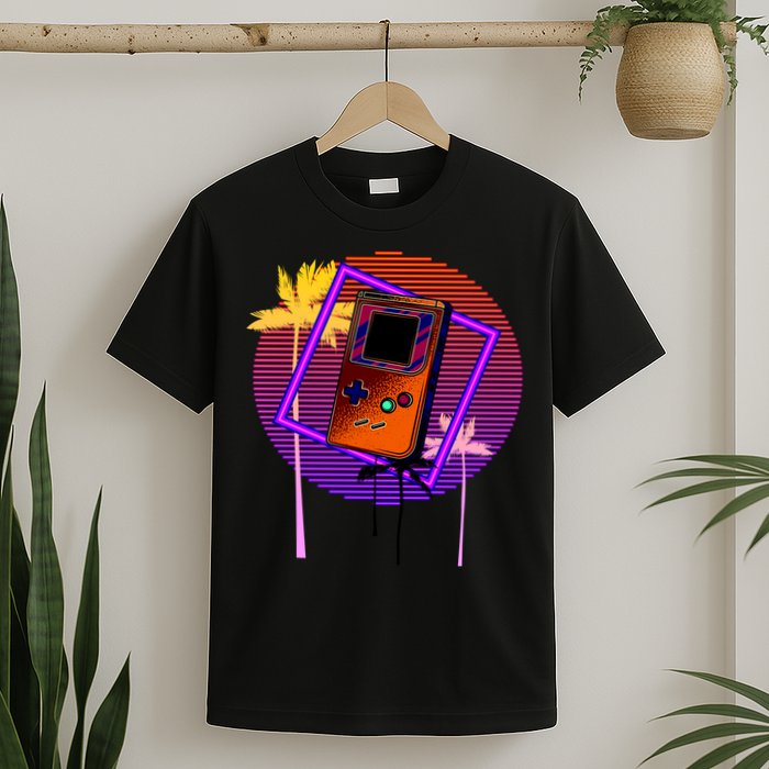 Neon Retro Video Game T-Shirt