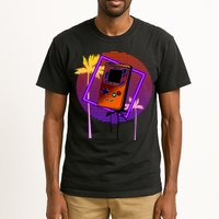 Neon Retro Video Game Tall T-Shirt