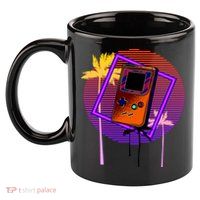 Neon Retro Video Game 11oz C Handle Ceramic Mug