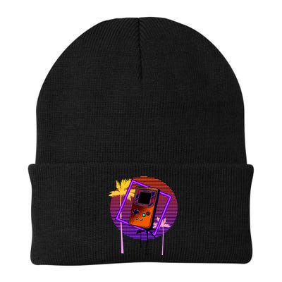 Neon Retro Video Game Knit Cap Winter Beanie