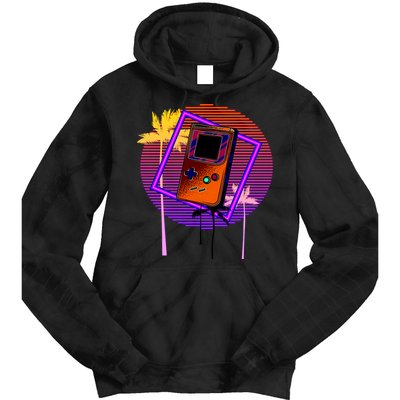 Neon Retro Video Game Tie Dye Hoodie