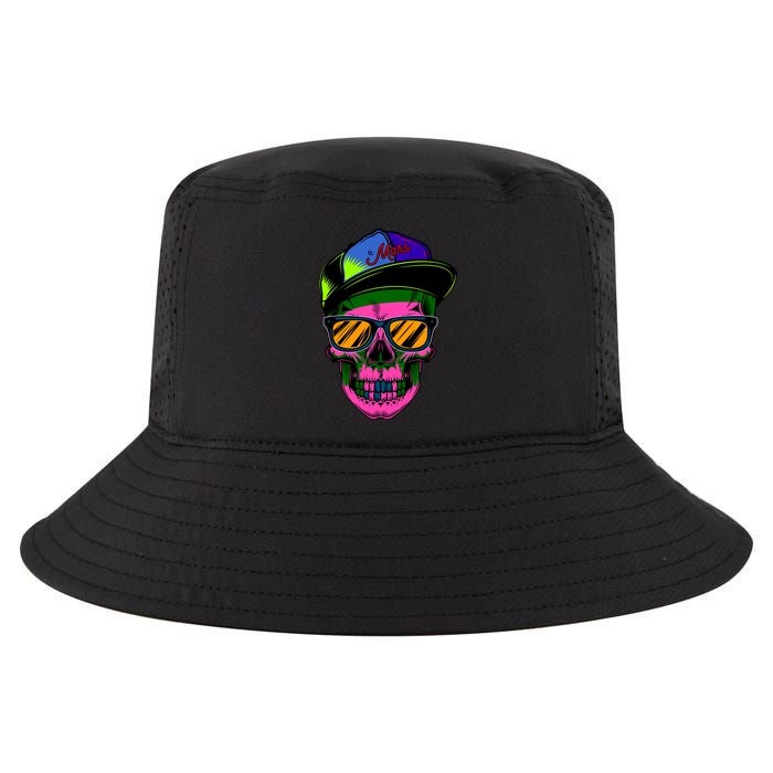 Neon Skeleton Mars Cool Comfort Performance Bucket Hat