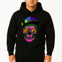 Neon Skeleton Mars Hoodie