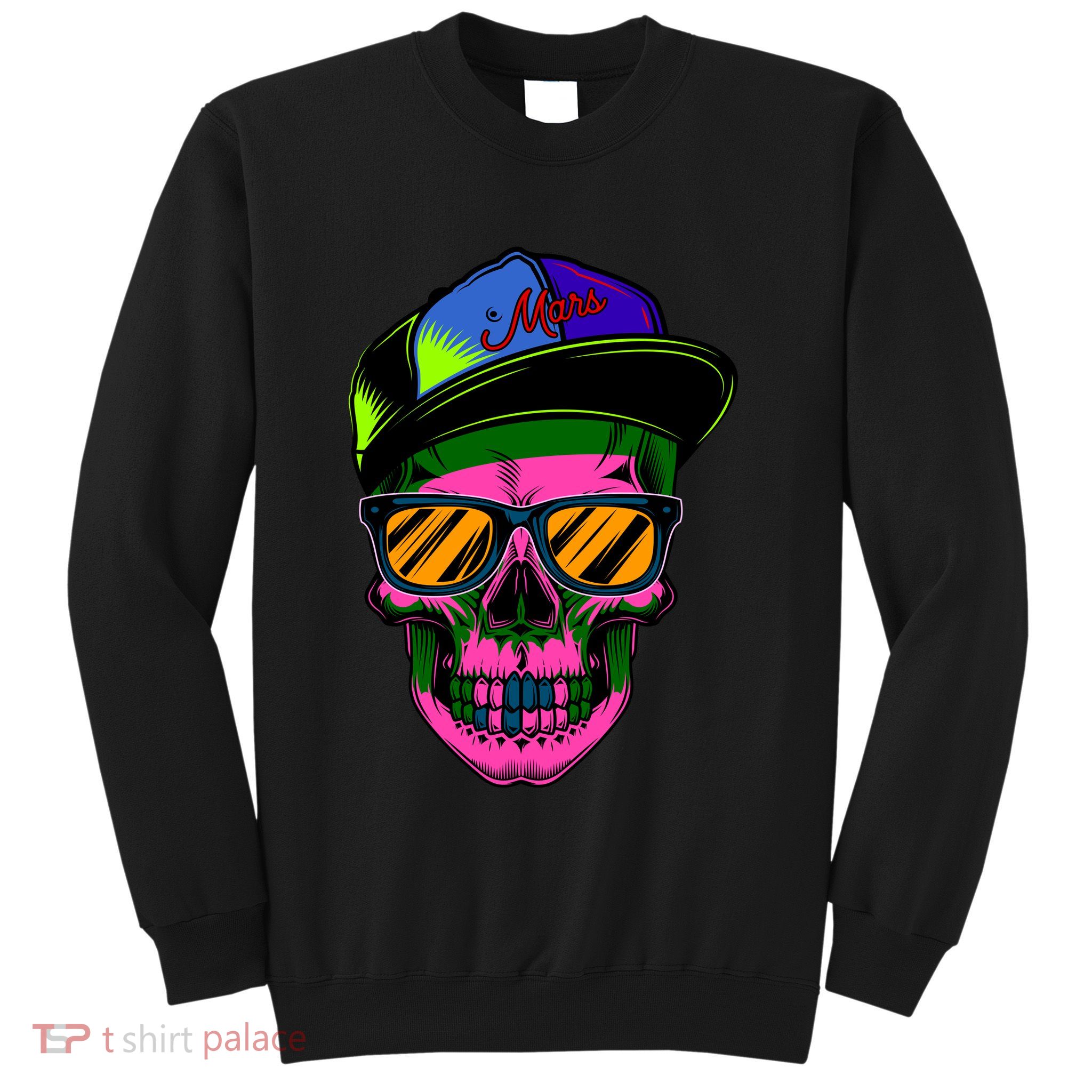 Neon Skeleton Mars Sweatshirt