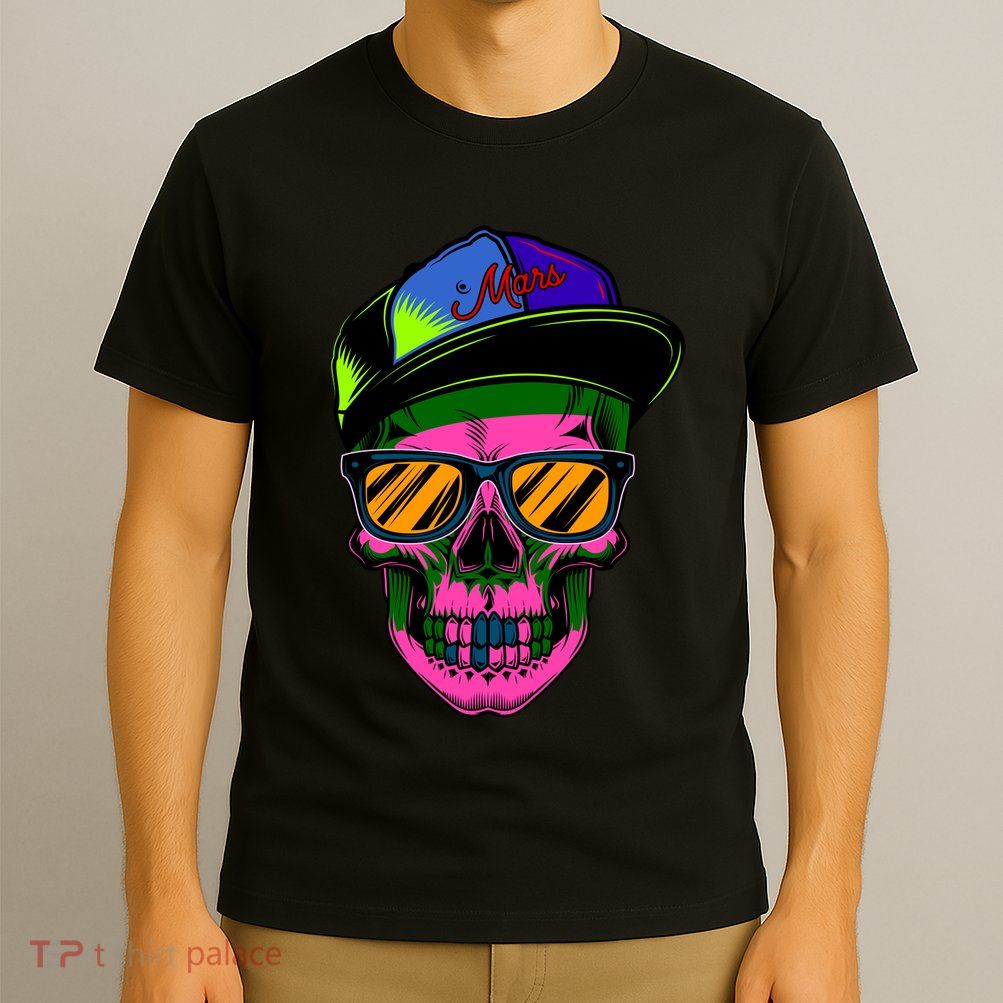 Neon Skeleton Mars T-Shirt