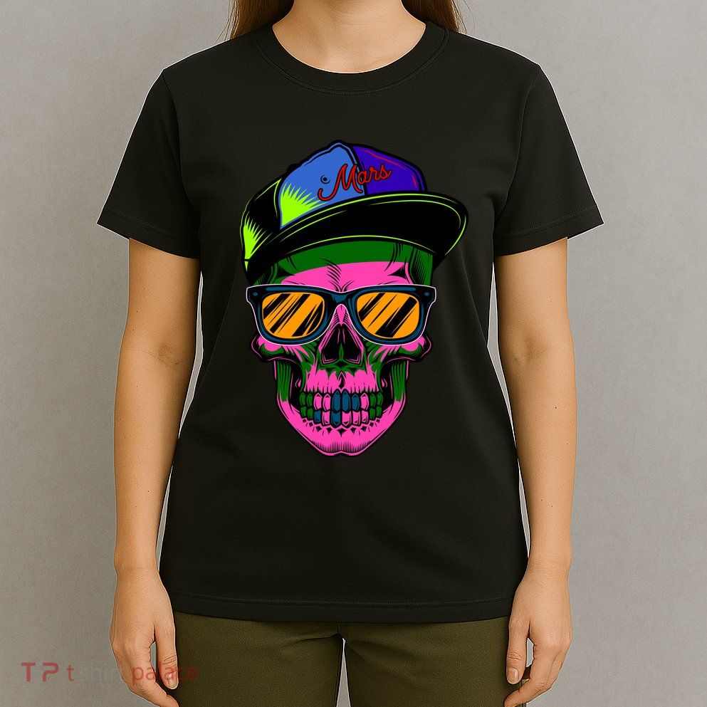 Neon Skeleton Mars T-Shirt