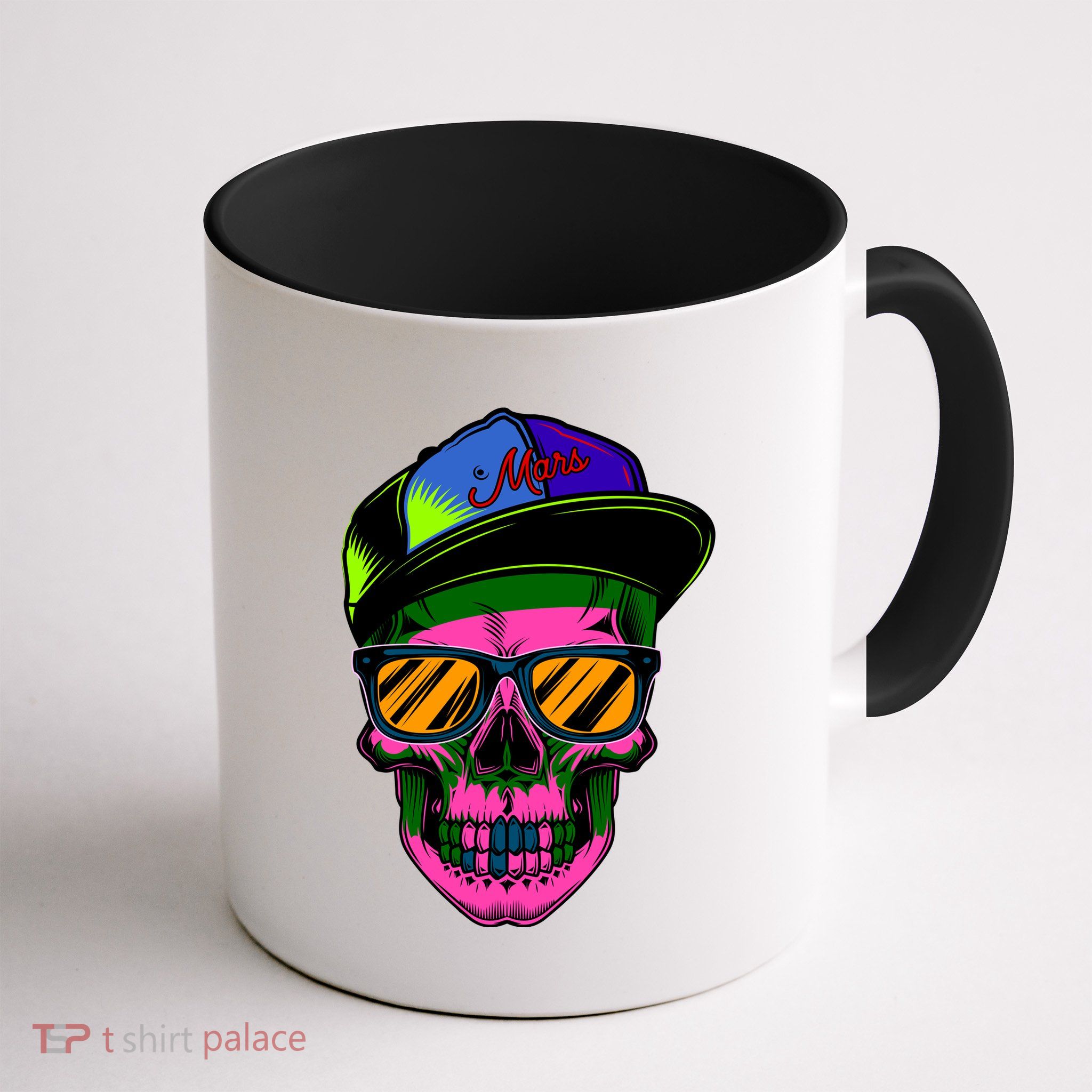 Neon Skeleton Mars Mug