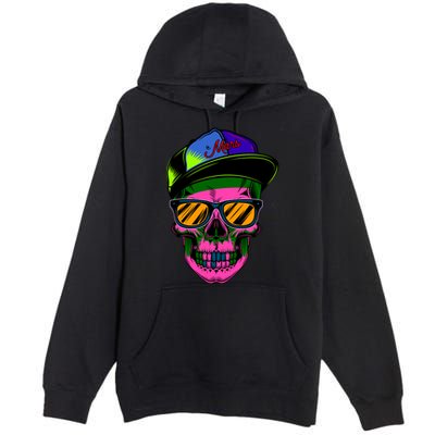 Neon Skeleton Mars Premium Pullover Hoodie