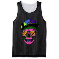 Neon Skeleton Mars Mesh Reversible Basketball Jersey Tank