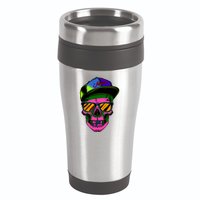 Neon Skeleton Mars 16oz Travel Tumbler
