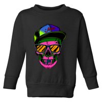 Neon Skeleton Mars Toddler Sweatshirt