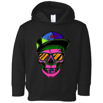 Neon Skeleton Mars Toddler Hoodie