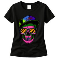 Neon Skeleton Mars Womens T-Shirt