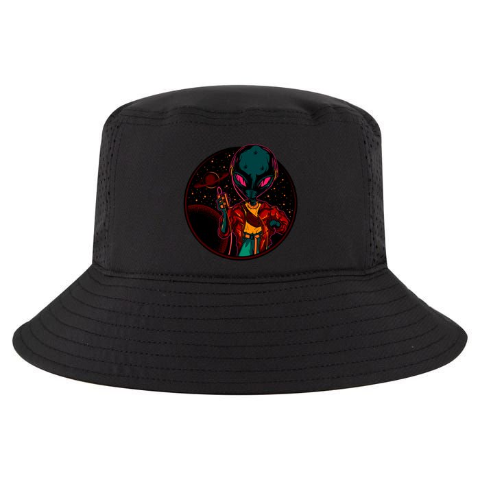 Neon Space Alien Cool Comfort Performance Bucket Hat