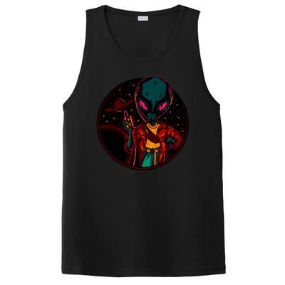 Neon Space Alien PosiCharge Competitor Tank