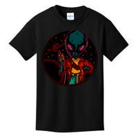 Neon Space Alien Kids T-Shirt