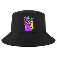 Neon Statue of Liberty Cool Comfort Performance Bucket Hat