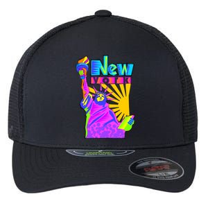 Neon Statue of Liberty Flexfit Unipanel Trucker Cap