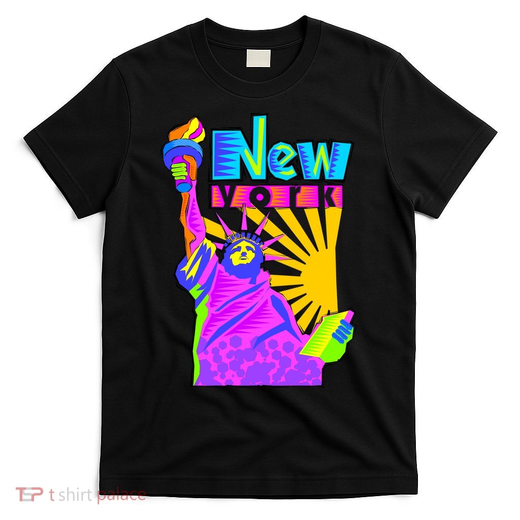 Neon Statue of Liberty T-Shirt