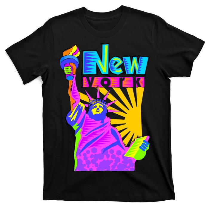 Neon Statue of Liberty T-Shirt