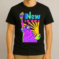 Neon Statue of Liberty T-Shirt