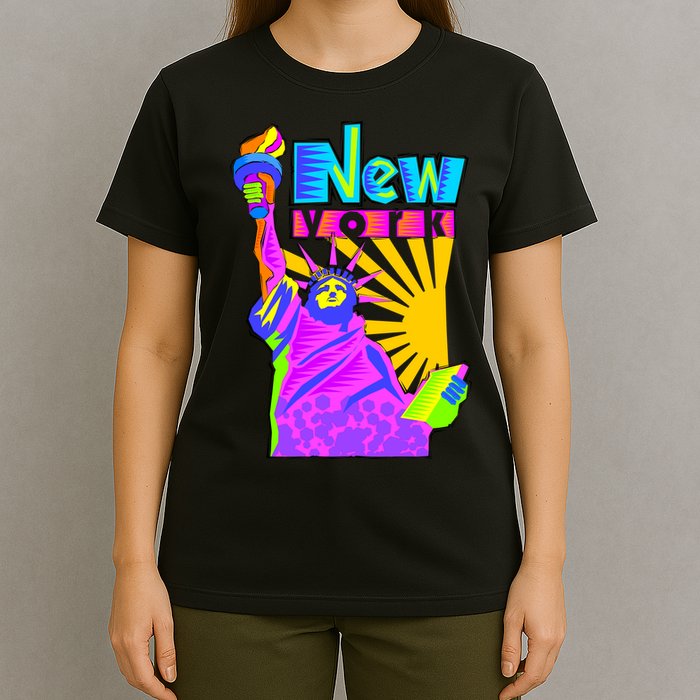 Neon Statue of Liberty T-Shirt