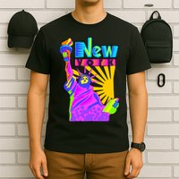 Neon Statue of Liberty T-Shirt