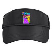 Neon Statue of Liberty Adult Drive Performance Visor