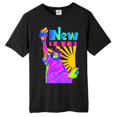 Neon Statue of Liberty Tall Fusion ChromaSoft Performance T-Shirt