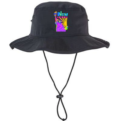 Neon Statue of Liberty Bucket Hat