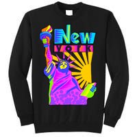 Neon Statue of Liberty Tall Sweatshirt