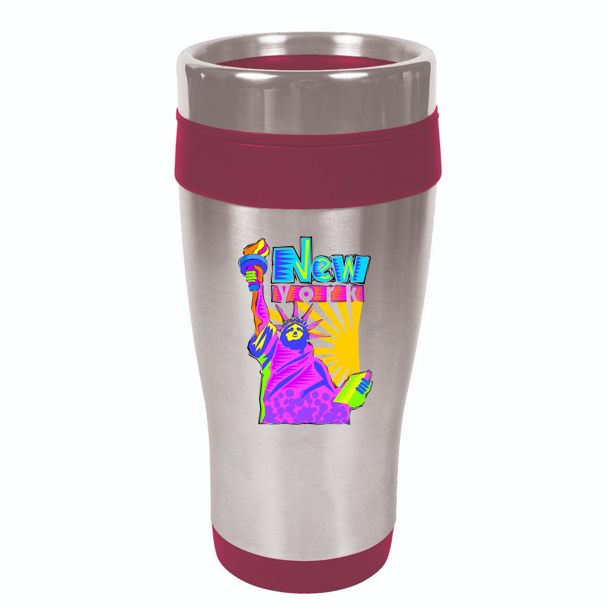 Neon Statue of Liberty Kids Hoodie