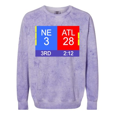 N.E.W. En.G.L.A.N.D. Patriots 328 Atlanta Colorblast Crewneck Sweatshirt