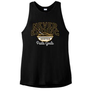 Never Ending Pasta Goals Ladies PosiCharge Tri-Blend Wicking Tank